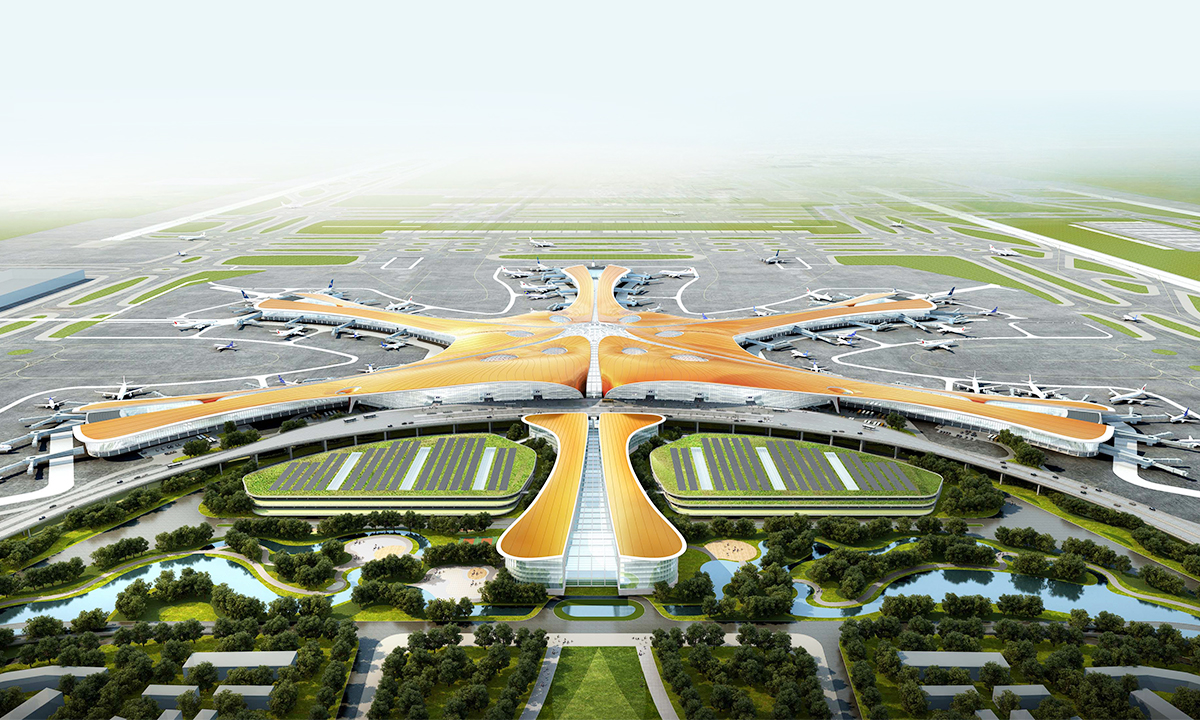 北京大兴国际机场航站区绿化工程三标段正式通过竣工验收--- 北京乾建为大兴国际机场添翼助飞
